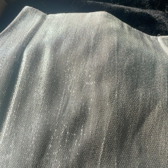 Club Monaco Skirt Soft Metallic Silver BNWT - Picture 11 of 11